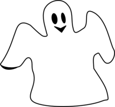 Happy Ghost Clip Art - Happy Ghost Clip Art (400x372)