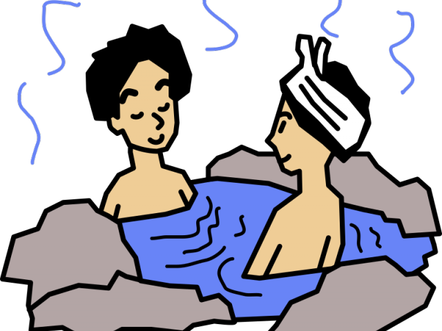 Hot Springs Clipart Cartoon - Hot Springs Clipart Cartoon (640x480)