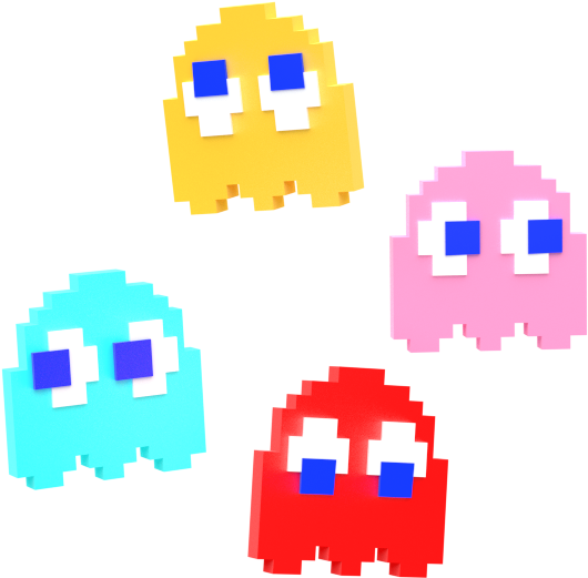 Pac Man Ghosts By Nibroc Rock On Deviantart Halloween - Pac Man Ghosts By Nibroc Rock On Deviantart Halloween (600x600)