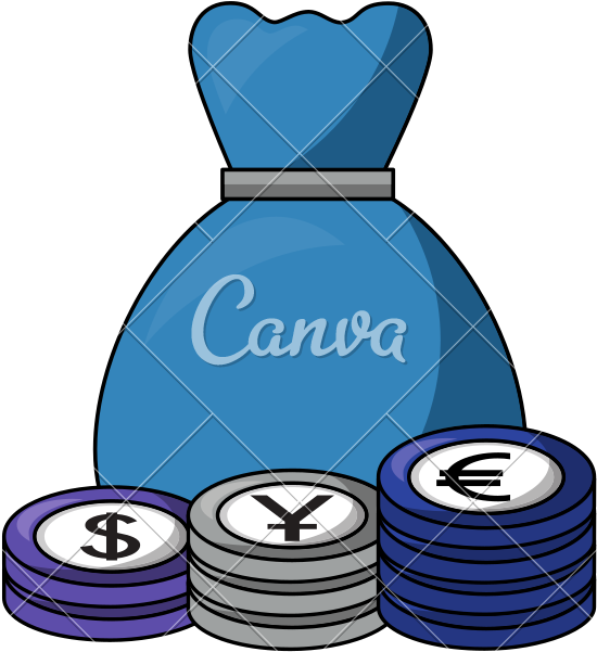 Money Bag Coins Yen - Money Bag Coins Yen (800x800)