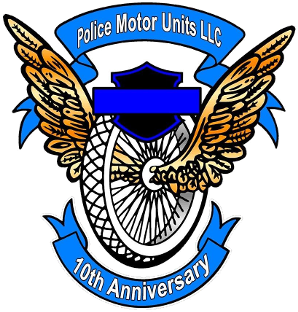 Police Motor Units 10th Ann Logo - Police Motor Units 10th Ann Logo (349x350)