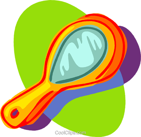 Mirror Royalty Free Vector Clip Art Illustration - Mirror Royalty Free Vector Clip Art Illustration (480x467)