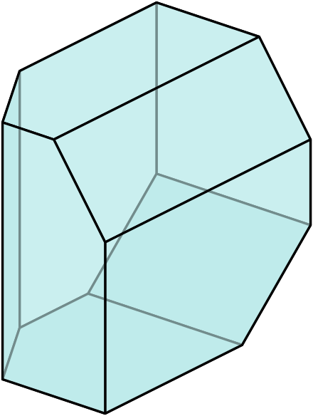 Each Vertex Has Three Neighboring Edges And Faces, - Each Vertex Has Three Neighboring Edges And Faces, (440x584)