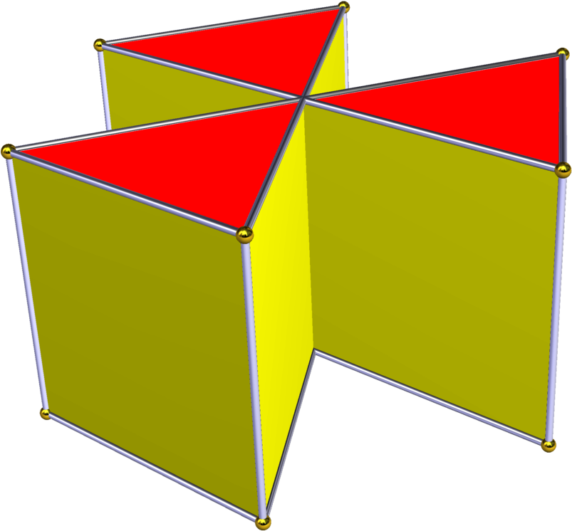 Crossed Hexagonal Prism - Crossed Hexagonal Prism (824x768)