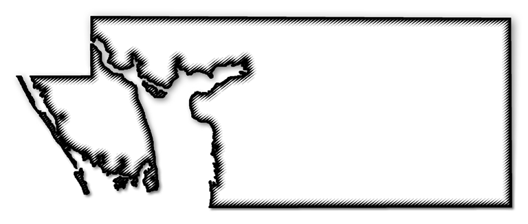 A Map Of Charlotte With A Black Outline, Drop Shadow, - A Map Of Charlotte With A Black Outline, Drop Shadow, (768x326)