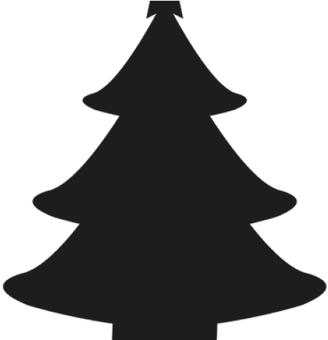 Christmas Tree Silhouette - Christmas Tree Silhouette (640x480)