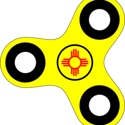 Zia Flag Fidget Spinners - Zia Flag Fidget Spinners (400x400)