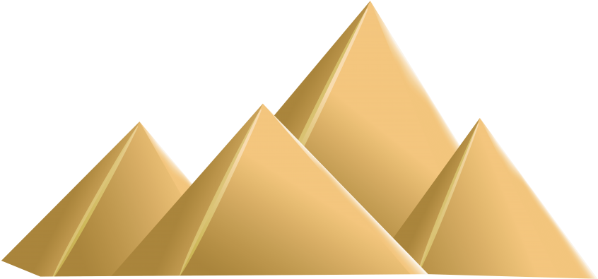 Egyptian Pyramids Png Free - Egyptian Pyramids Png Free (850x407)
