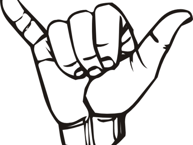 Hand Clipart Hang Loose - Hand Clipart Hang Loose (640x480)