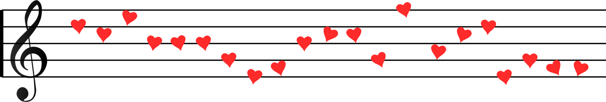 Line Point G-clef Angle Organ - Line Point G-clef Angle Organ (2020x340)