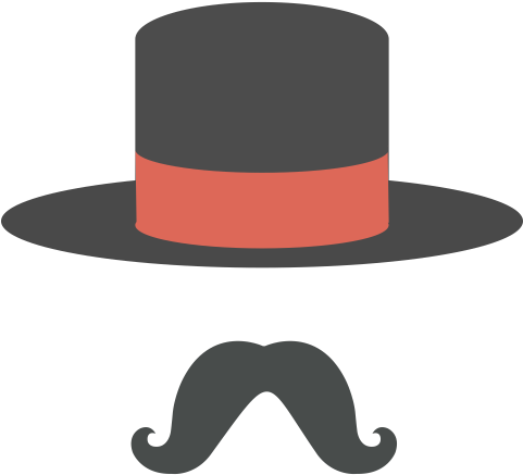 Black And White Fedora Clipart Magician Hat - Black And White Fedora Clipart Magician Hat (512x512)