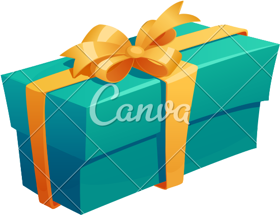 Clip Art Gift Box With Ribbon - Clip Art Gift Box With Ribbon (800x800)