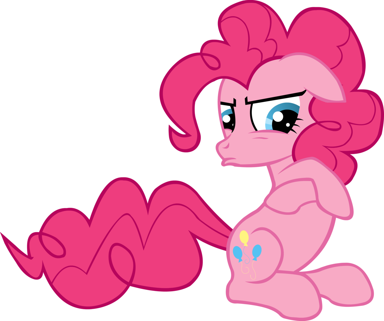 Somekindahatebreeder, Pinkie Pie, Pouting, Safe, Simple - Somekindahatebreeder, Pinkie Pie, Pouting, Safe, Simple (1223x1024)