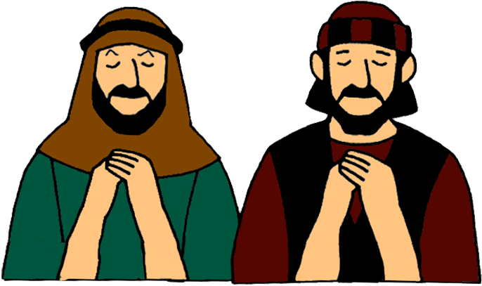 Parable Of A Pharisee And A Tax Collector Mission Bible - Parable Of A Pharisee And A Tax Collector Mission Bible (713x542)