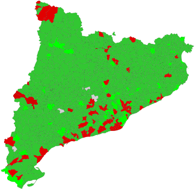 Posicionament Dels Municipis Catalans Respecte El Referèndum - Posicionament Dels Municipis Catalans Respecte El Referèndum (425x400)