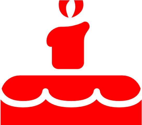 Red Clipart Birthday Cake - Red Clipart Birthday Cake (640x480)