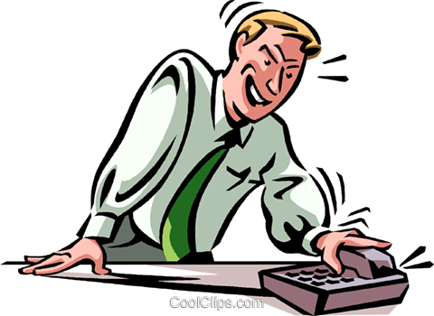 Men On The Phone At Work Royalty Free Vector Clip Art - Men On The Phone At Work Royalty Free Vector Clip Art (480x350)