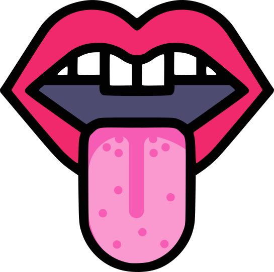 Tounge Sticking Out Dark - Tounge Sticking Out Dark (545x542)