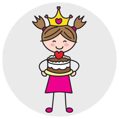 Girl With Cake - Girl With Cake (400x400)