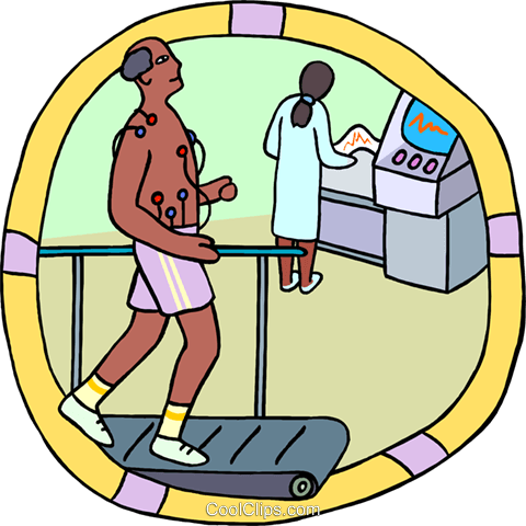 Medical, Patient Running On A Treadmill Royalty Free - Medical, Patient Running On A Treadmill Royalty Free (480x480)