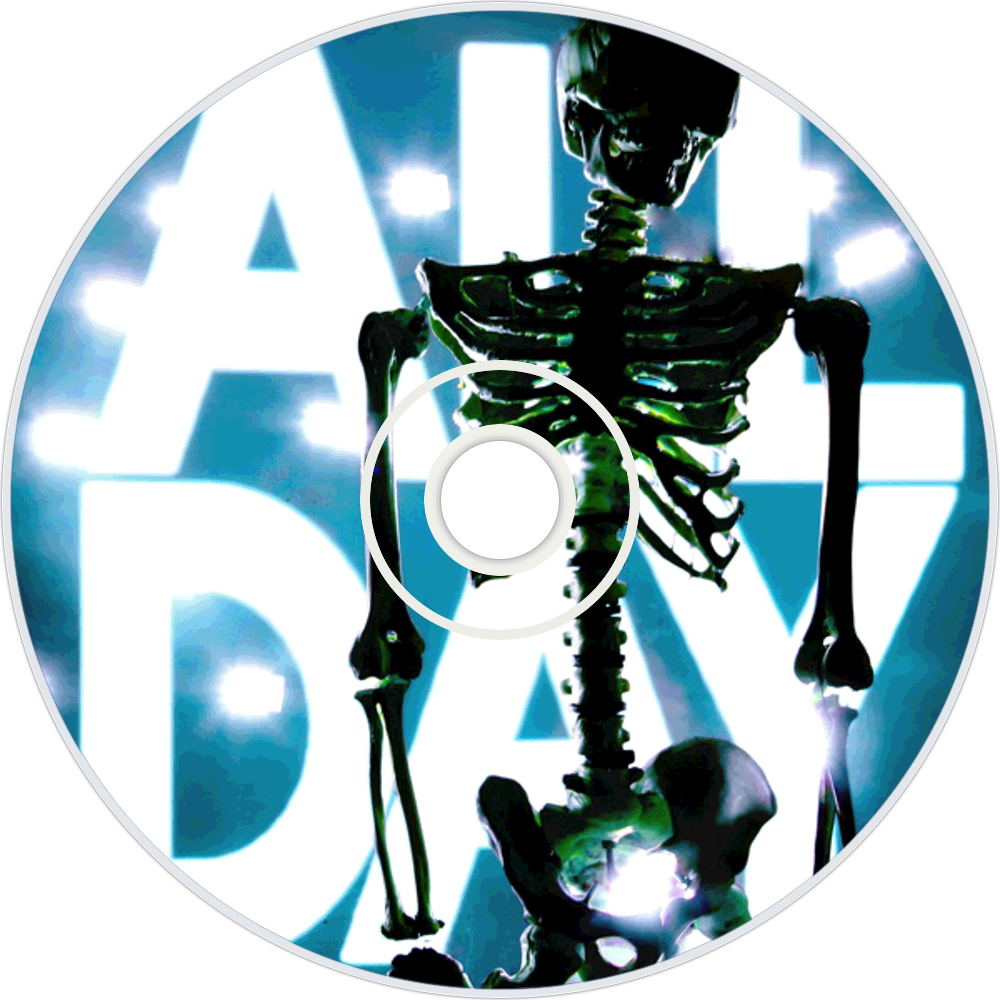 Girl Talk All Day Cd Disc Image - Girl Talk All Day Cd Disc Image (1000x1000)