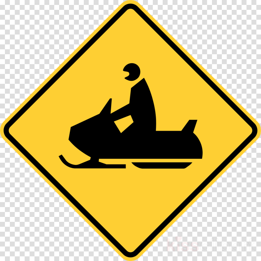 Snowmobile Sign Clipart Traffic Sign Warning Sign Snowmobile - Snowmobile Sign Clipart Traffic Sign Warning Sign Snowmobile (900x900)
