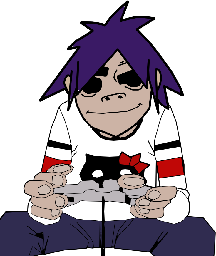 Jpg Library Games Png Transparent Images D Of Gorillaz - Jpg Library Games Png Transparent Images D Of Gorillaz (806x900)