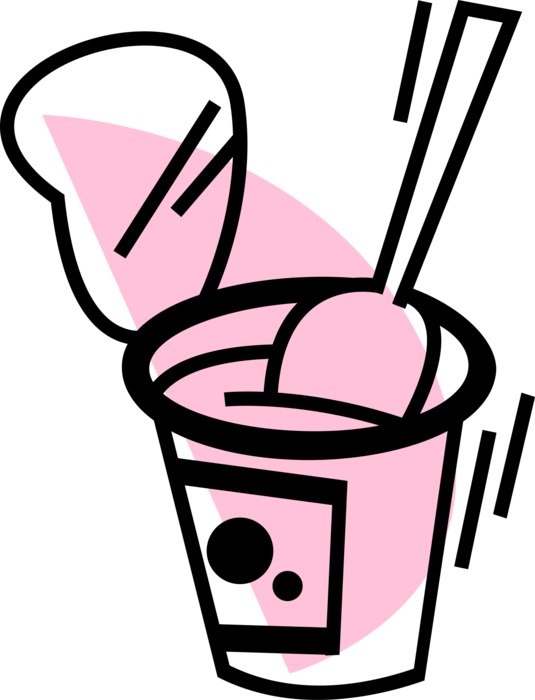 Vector Illustration Of Gelato Ice Cream And Frozen - Vector Illustration Of Gelato Ice Cream And Frozen (535x700)