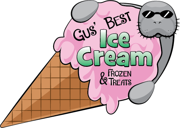 Gus's Best Ice Cream Sign - Gus's Best Ice Cream Sign (589x420)
