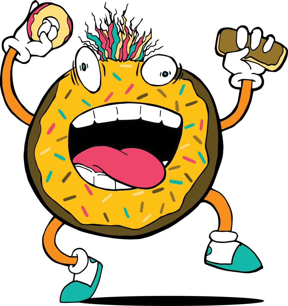 Donuts Clipart Food Addiction - Donuts Clipart Food Addiction (964x1024)