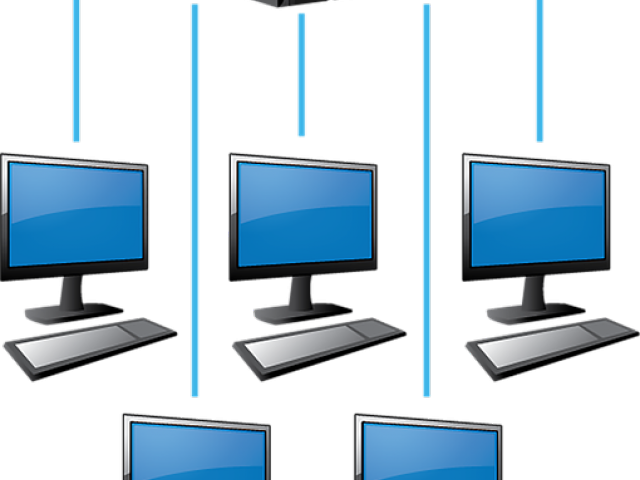 Tech Clipart Computer Networking - Tech Clipart Computer Networking (640x480)