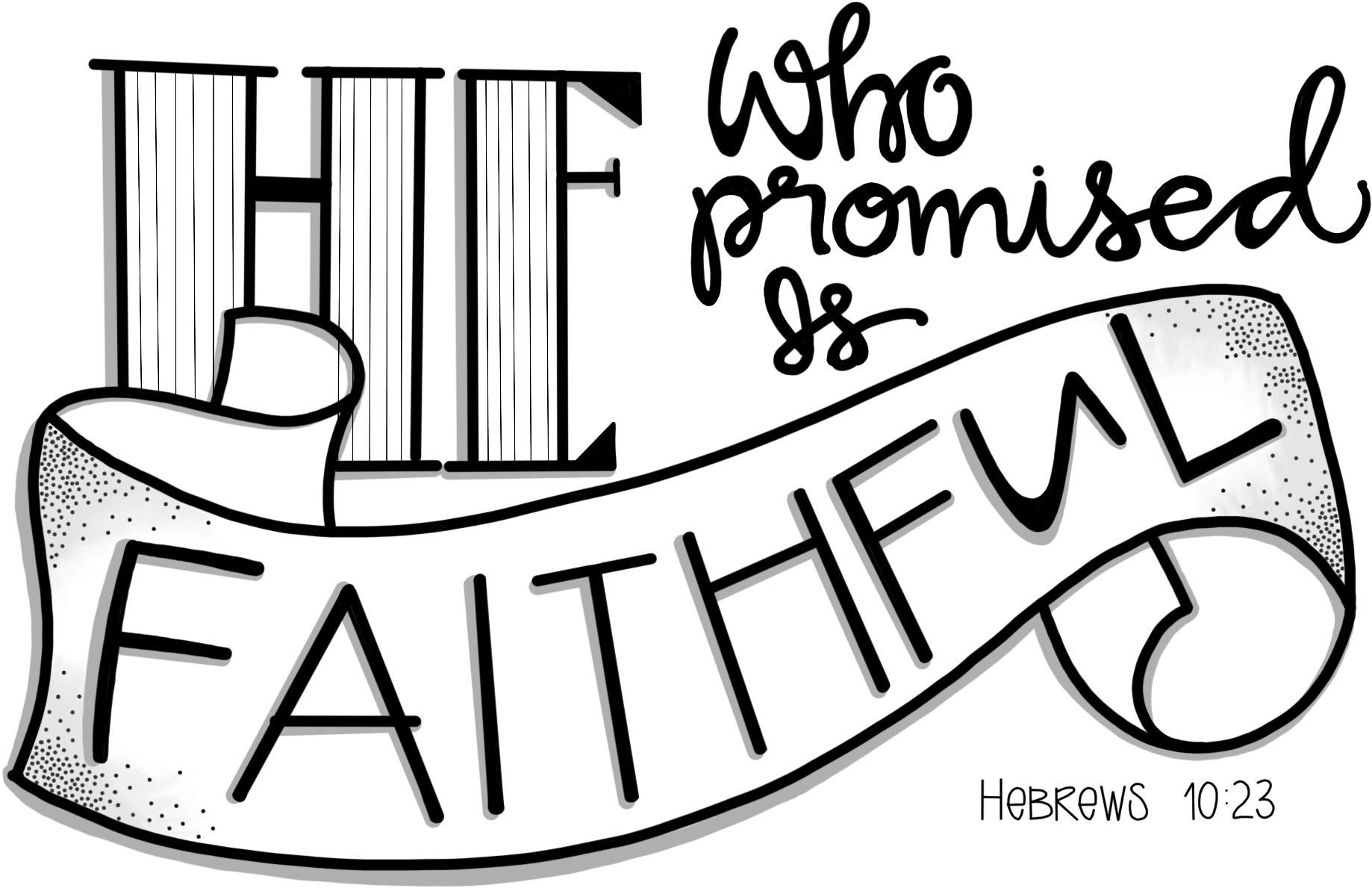 Doodle101/banner/he Is Faithful / Sue Carroll - Doodle101/banner/he Is Faithful / Sue Carroll (2048x2048)