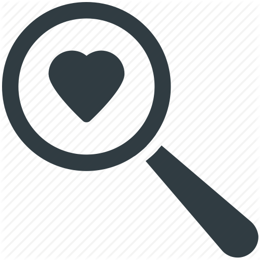 Search Icon Heart - Search Icon Heart (512x512)