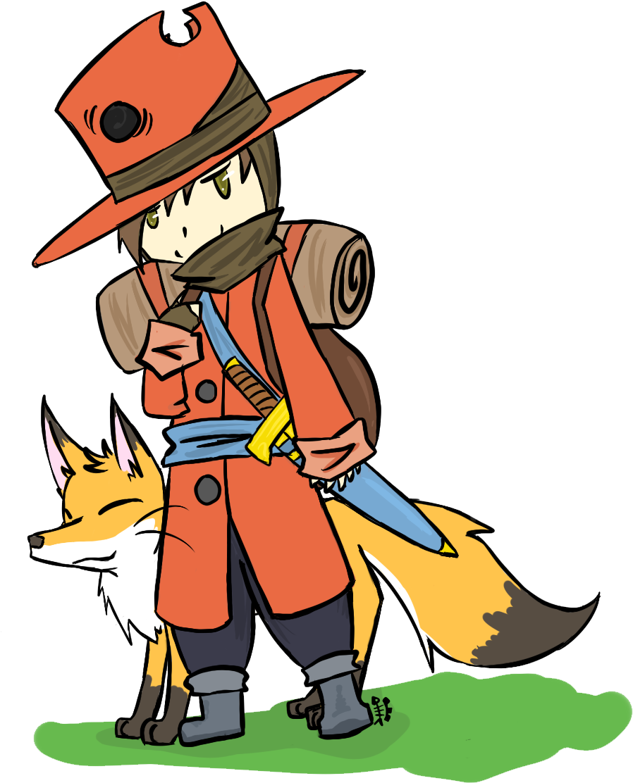 Adventurer And Faithful Fox - Adventurer And Faithful Fox (1026x1227)