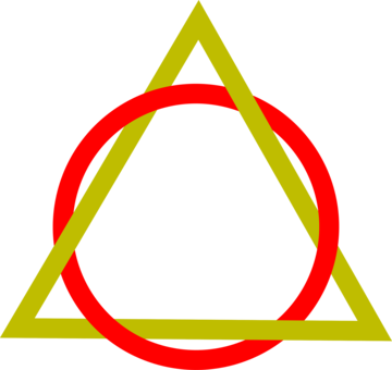 Penrose Triangle Circle Computer Icons Shape - Penrose Triangle Circle Computer Icons Shape (360x340)
