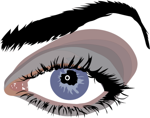Eyelash Clipart Female Eye - Eyelash Clipart Female Eye (640x480)
