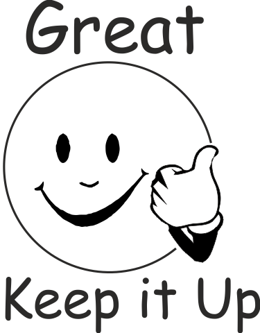 Keep It Up Clipart Smiley Clip Art - Keep It Up Clipart Smiley Clip Art (375x480)