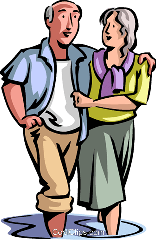Senior Citizens Royalty Free Vector Clip Art Illustration - Senior Citizens Royalty Free Vector Clip Art Illustration (313x480)