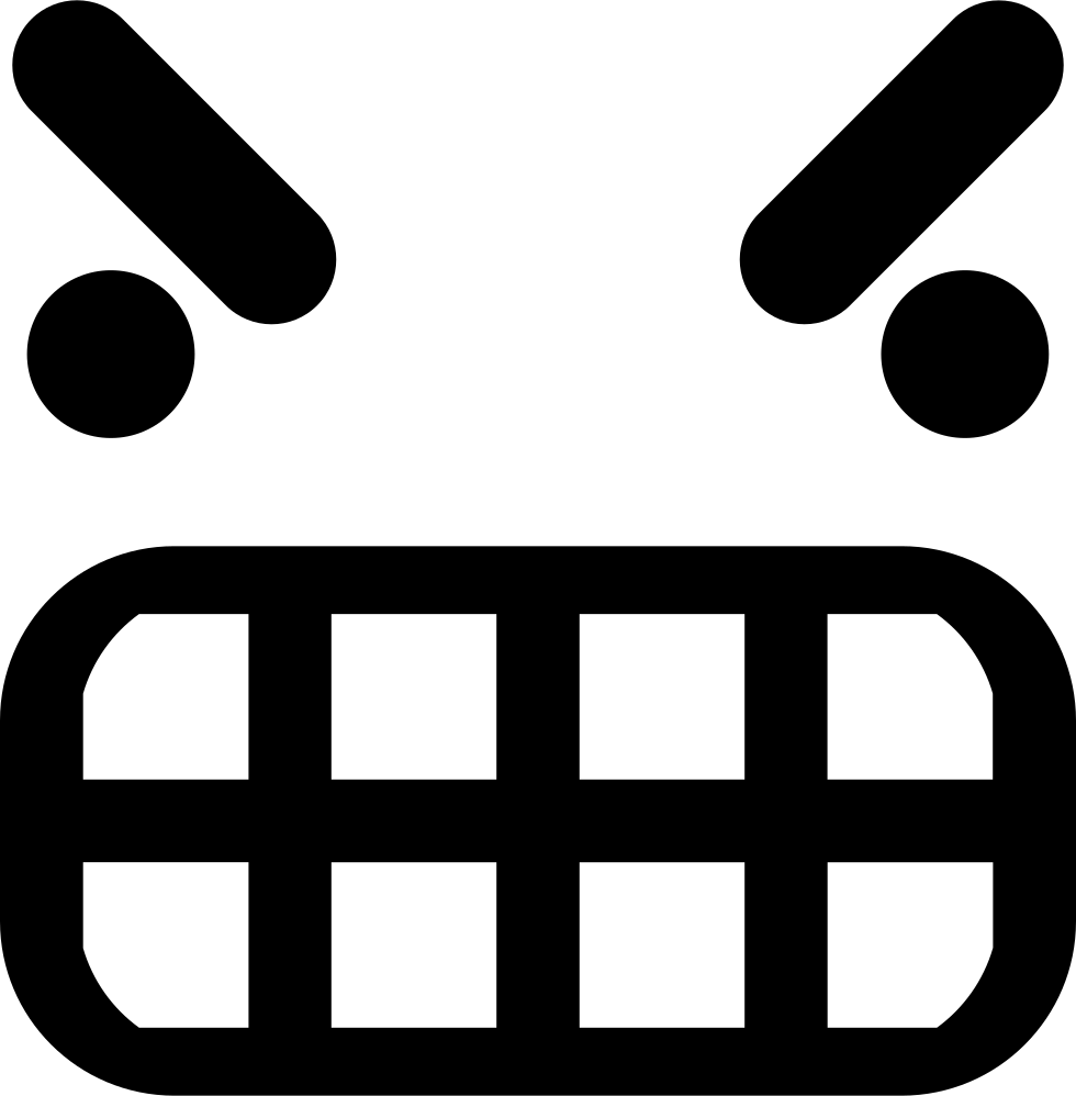 Furious Emoticon Square Face Comments - Furious Emoticon Square Face Comments (980x998)