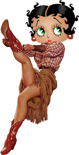 Betty Boop Goodmorning Cowboy Photo - Betty Boop Goodmorning Cowboy Photo (334x551)
