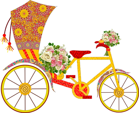 Transparent Decoration Wedding Indian Flower - Transparent Decoration Wedding Indian Flower (470x384)