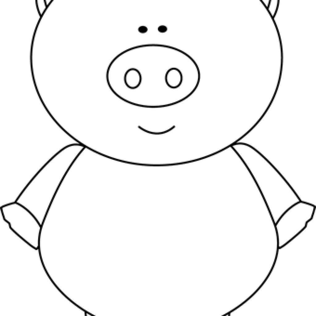 Pig Clipart Black And White Cute Pig Clip Art Pig Clip - Pig Clipart Black And White Cute Pig Clip Art Pig Clip (1024x1024)