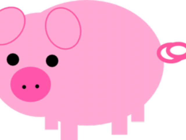 Pig Clipart Pink - Pig Clipart Pink (640x480)