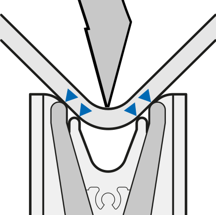 Measure Sheet Metal Bend Angle With Gps4 - Measure Sheet Metal Bend Angle With Gps4 (431x429)