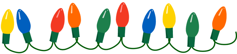 Clip Art Lights Christmassite - Clip Art Lights Christmassite (806x184)