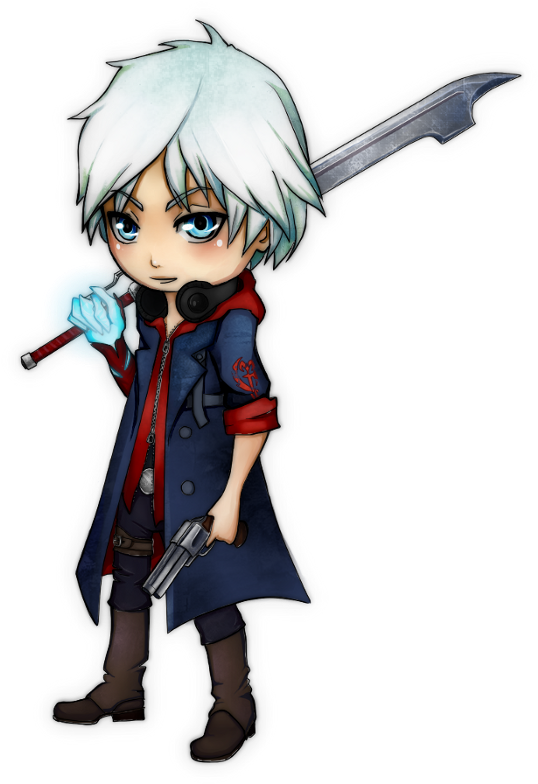 Chibi Devil May Cry How To Draw Chibi Dante Devil May - Chibi Devil May Cry How To Draw Chibi Dante Devil May (700x840)