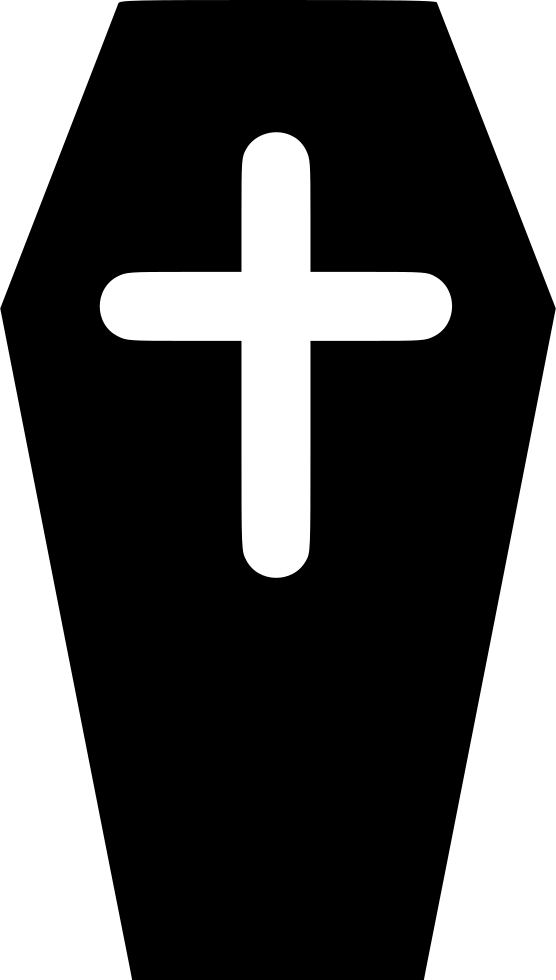 Image Freeuse Coffin Death Cross Casket Svg Png Icon - Image Freeuse Coffin Death Cross Casket Svg Png Icon (556x980)