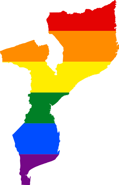 Lgbt Flag Map Of Mozambique - Lgbt Flag Map Of Mozambique (400x618)