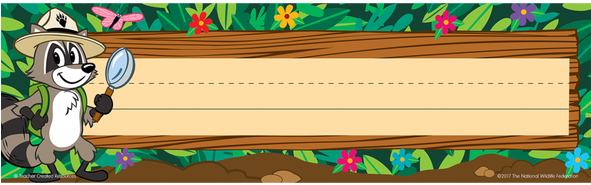 Ranger Rick Flat Name Plates - Ranger Rick Flat Name Plates (590x590)