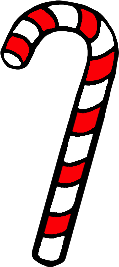 Christmas Candy Canes Clipart - Christmas Candy Canes Clipart (600x1200)